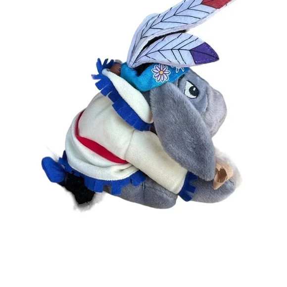Disney 2003 Theme Park edition Eeyore Bean Bag Plush Stuffed Toy - Picture 3 of 11